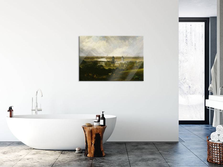 Pixxprint William Turner - London from Greenwhich Park , Glasbild Schlussverkauf