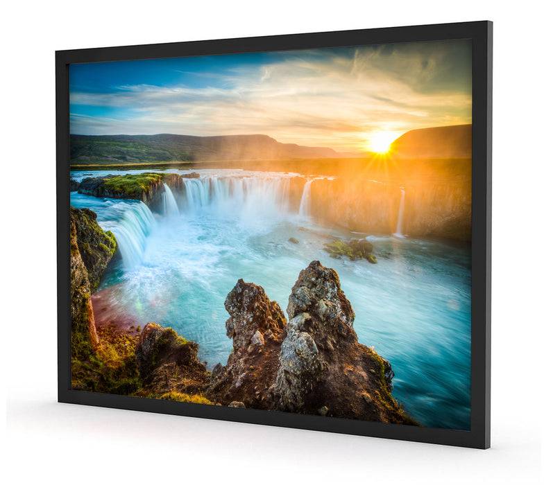 Pixxprint Wasserfall, Poster mit Bilderrahmen Exklusive Angebote