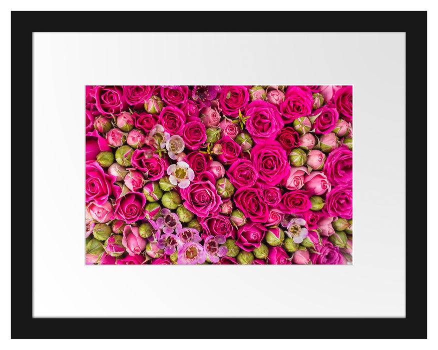 Pixxprint Blumen, im Galerie-Passepartout Bilderrahmen Verkauf