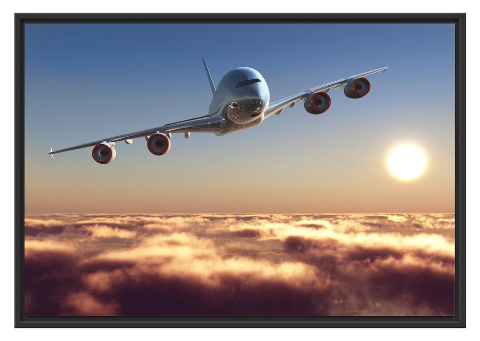 Pixxprint Flugzeug, im Schwebe-Effekt Bilderrahmen Wochenangebot