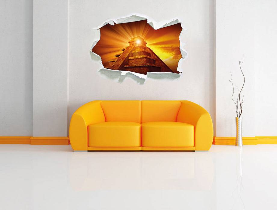 Pixxprint Prächtige Maya Pyramide, 3D Wandtattoo Vierteljährliche Förderung
