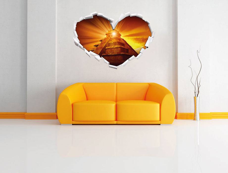 Pixxprint Prächtige Maya Pyramide, 3D Wandtattoo Vierteljährliche Förderung