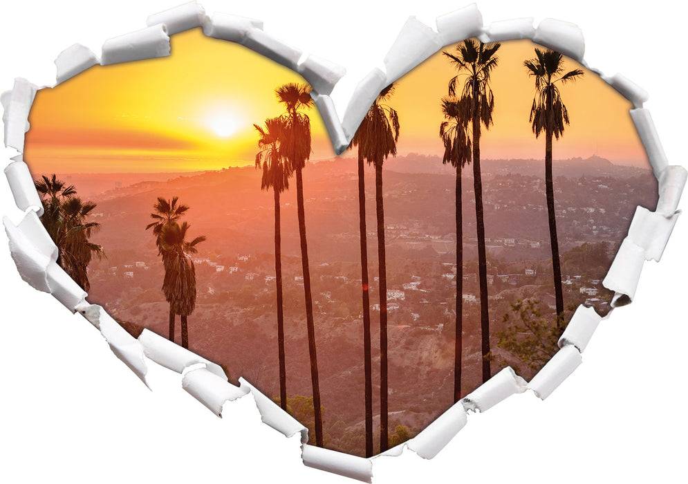 Pixxprint Blick auf Hollywood, 3D Wandtattoo Discount Store für neue Produkte