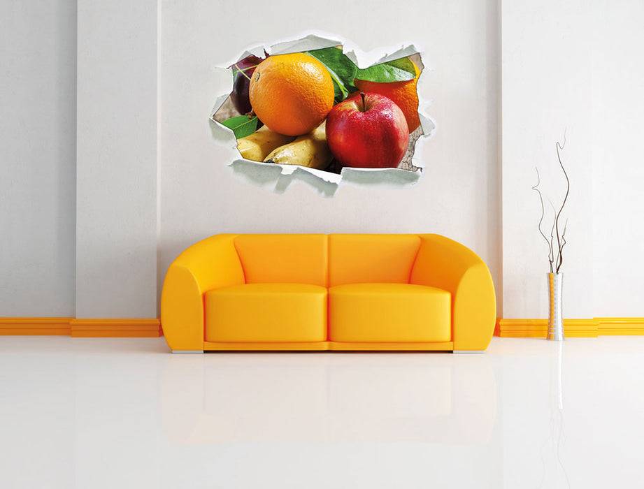 Pixxprint Frisches leckeres Obst, 3D Wandtattoo Riesige Rabatte