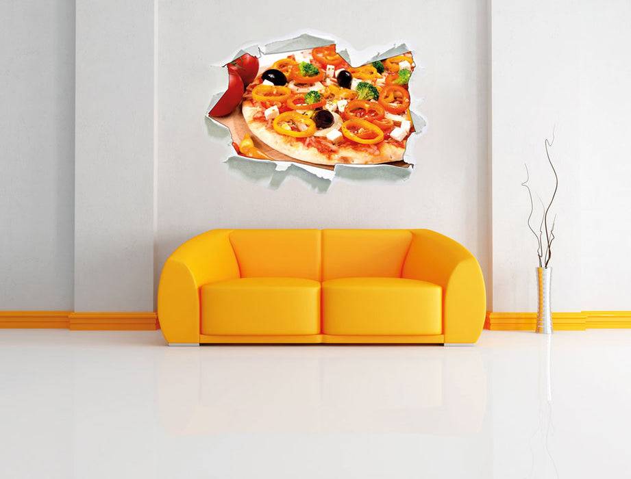 Pixxprint Köstliche Pizza aus Italien, 3D Wandtattoo Clearance-Verkauf