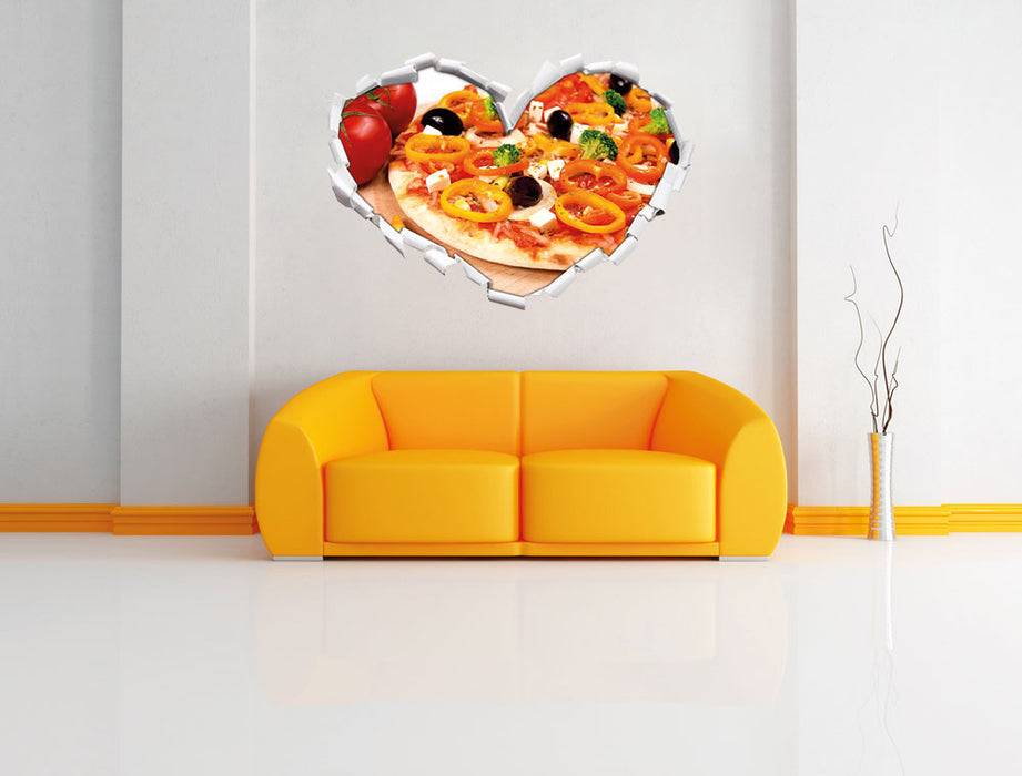 Pixxprint Köstliche Pizza aus Italien, 3D Wandtattoo Clearance-Verkauf