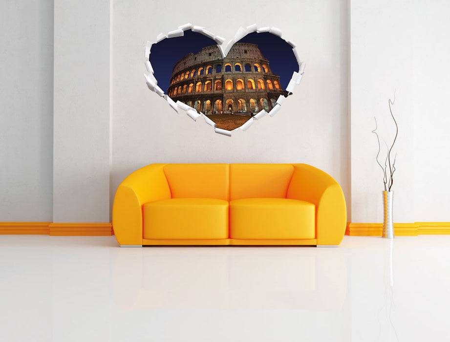 Pixxprint Colosseum in Rom, 3D Wandtattoo Kostenloser Versand international