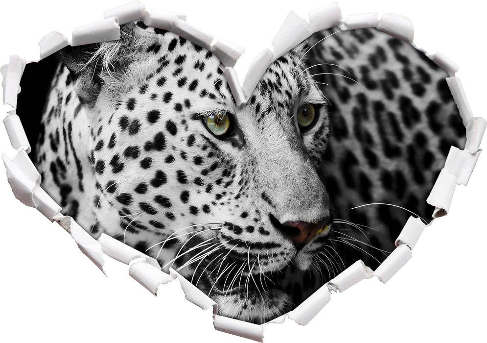 Pixxprint Stolzer Leopard, 3D Wandtattoo Black Friday Preise