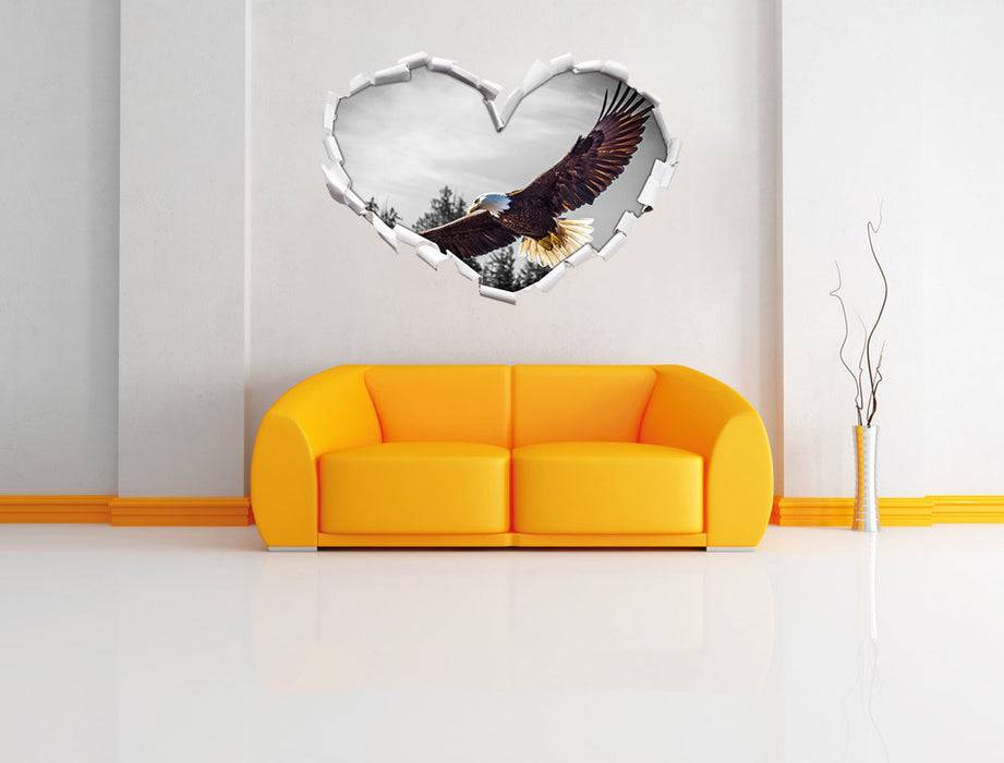 Pixxprint großer fliegender Adler, 3D Wandtattoo Meist gekauft