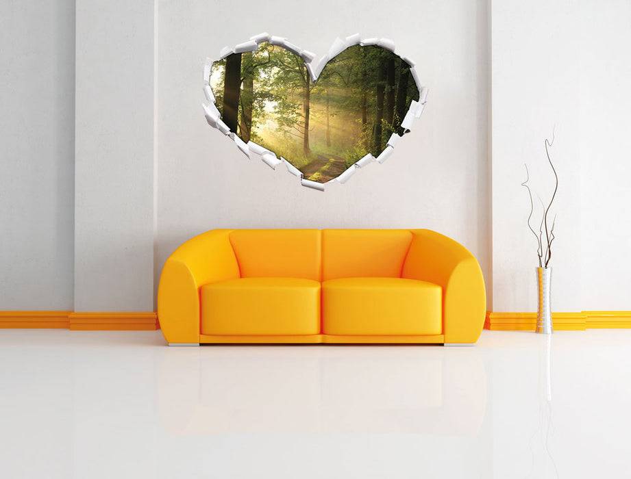 Pixxprint Waldweg, 3D Wandtattoo Begrenztes Angebot