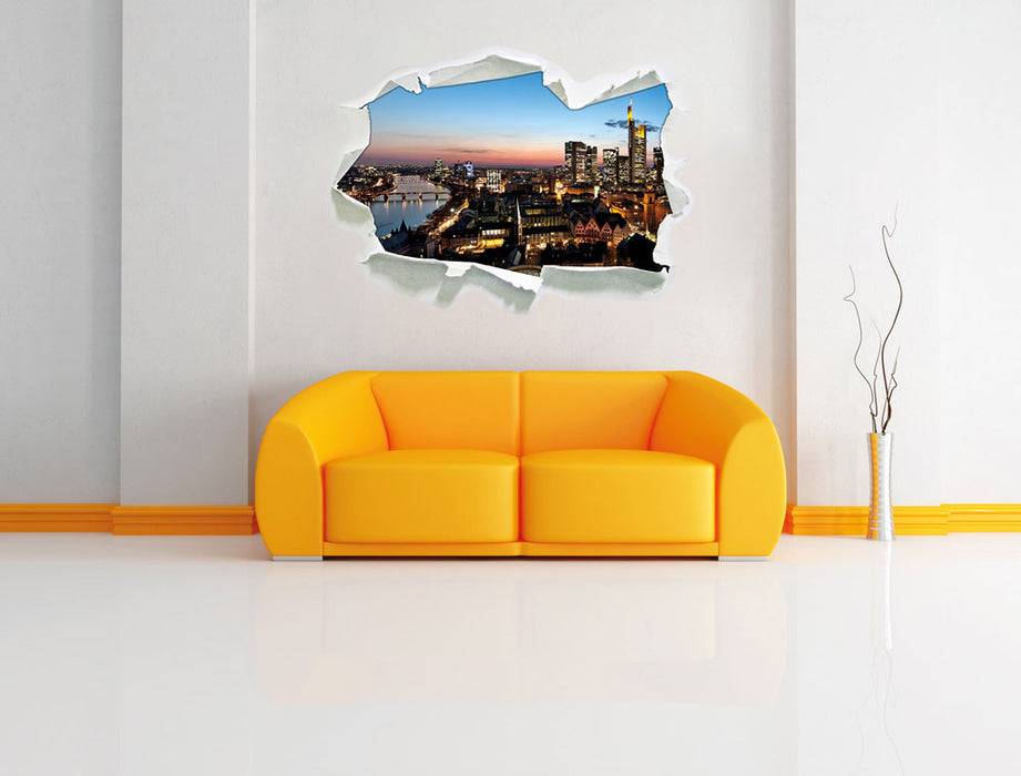 Pixxprint Frankfurt Skyline, 3D Wandtattoo Preisnachlass