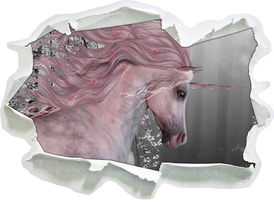 Pixxprint wunderbares Einhorn, 3D Wandtattoo Black Friday
