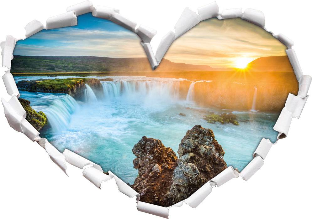 Pixxprint Wasserfall, 3D Wandtattoo Weihnachtsangebot