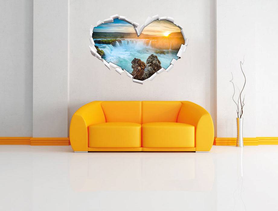 Pixxprint Wasserfall, 3D Wandtattoo Weihnachtsangebot