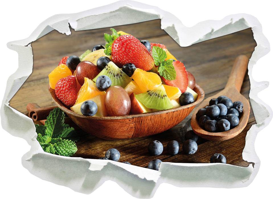 Pixxprint Schale voll mit frischem Obst, 3D Wandtattoo Osterangebot