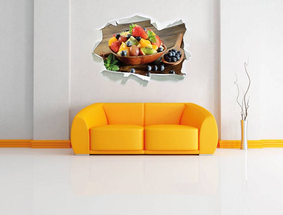 Pixxprint Schale voll mit frischem Obst, 3D Wandtattoo Osterangebot
