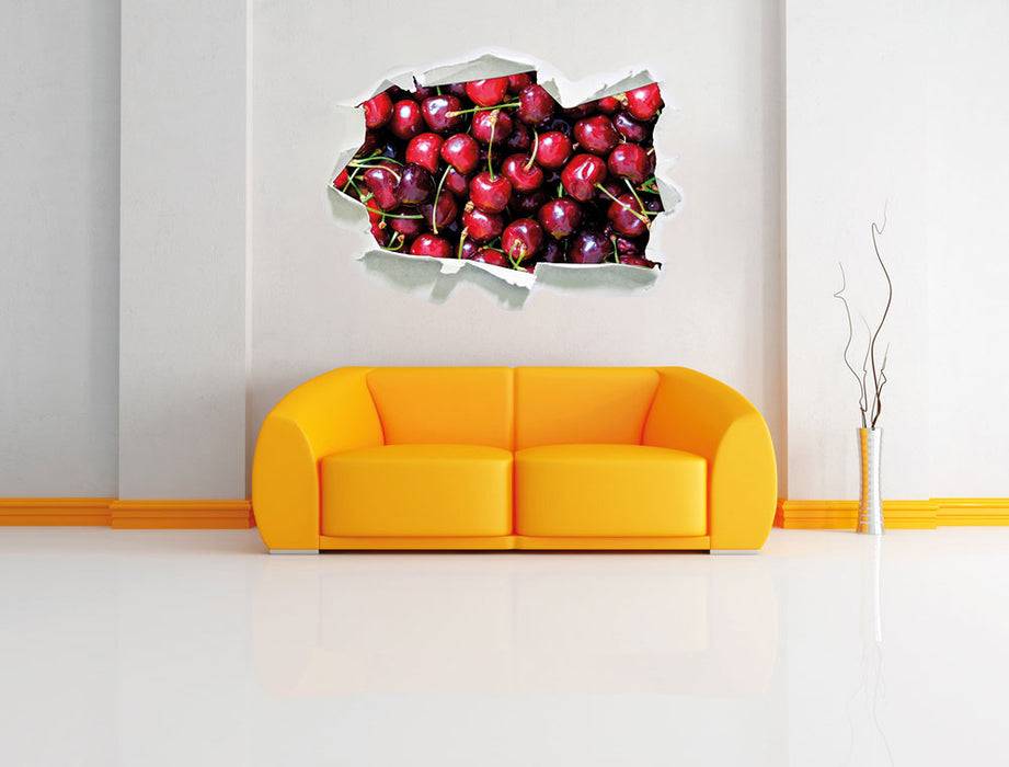 Pixxprint Leckere knackige Kirschen, 3D Wandtattoo Valentinstagsangebot