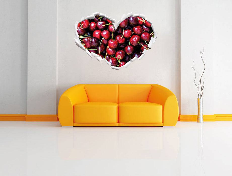 Pixxprint Leckere knackige Kirschen, 3D Wandtattoo Valentinstagsangebot