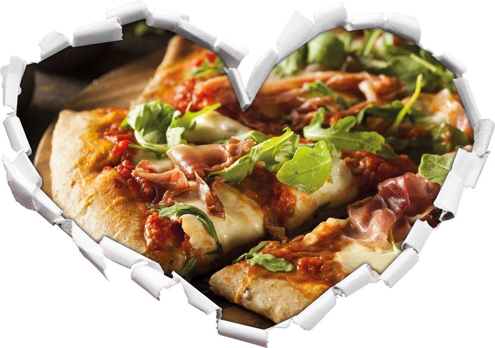 Pixxprint Köstliche italienische Pizza, 3D Wandtattoo Zeitlich begrenztes Angebot