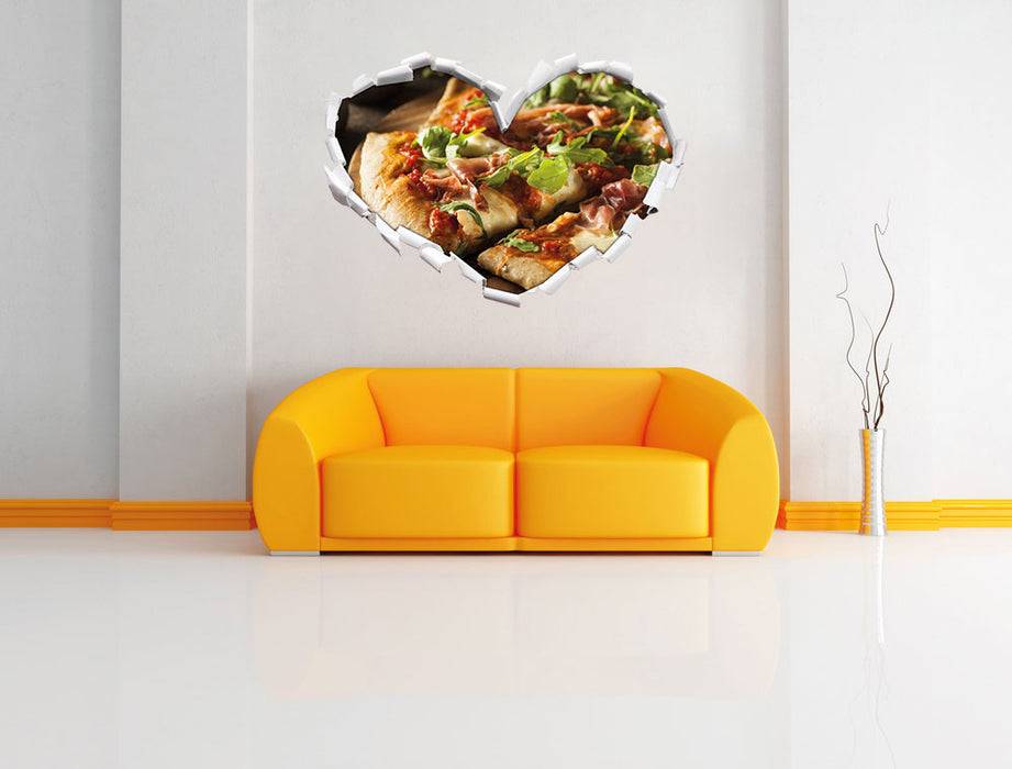 Pixxprint Köstliche italienische Pizza, 3D Wandtattoo Zeitlich begrenztes Angebot
