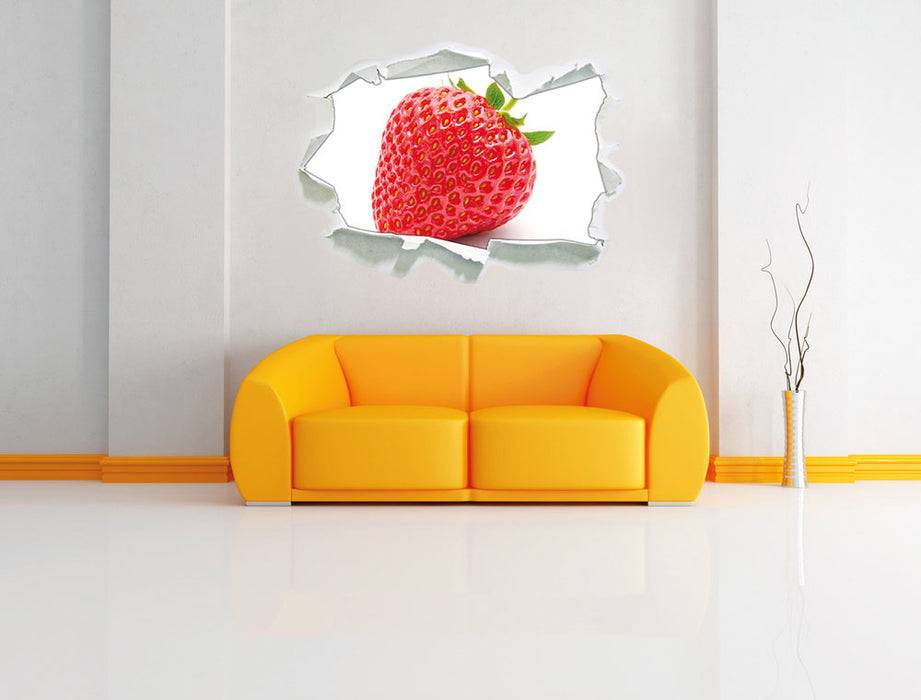Pixxprint Leckere Erdbeere, 3D Wandtattoo Kauf eins, bekomm eins gratis