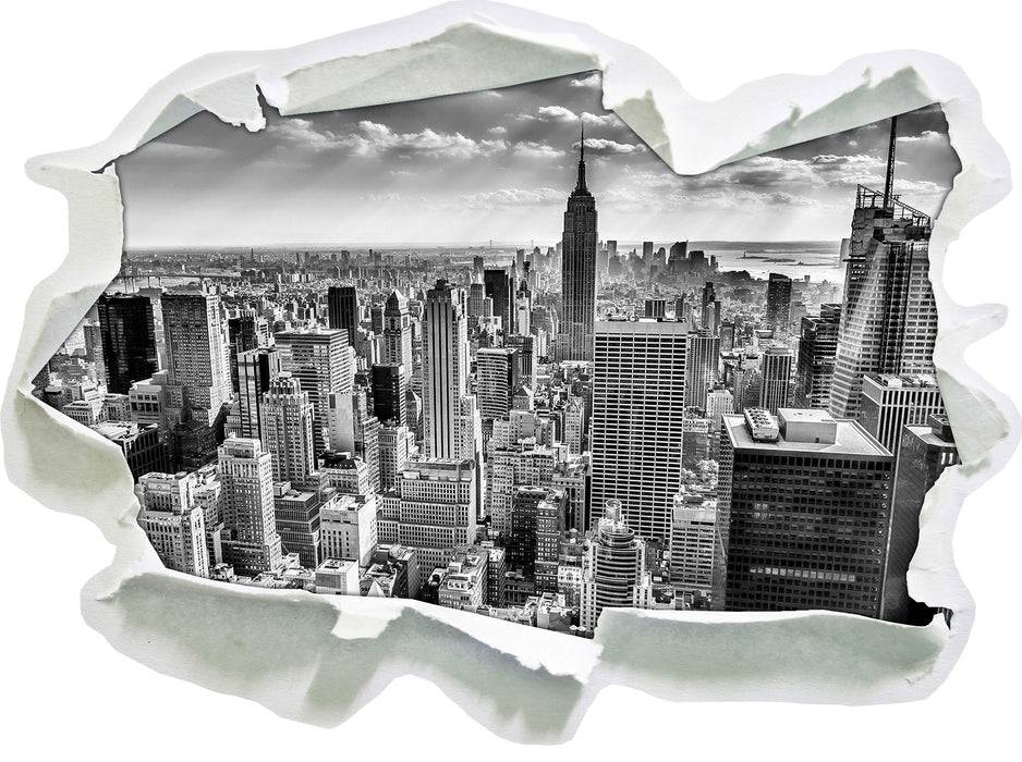 Pixxprint New York bei Tag, 3D Wandtattoo Fabrikladen
