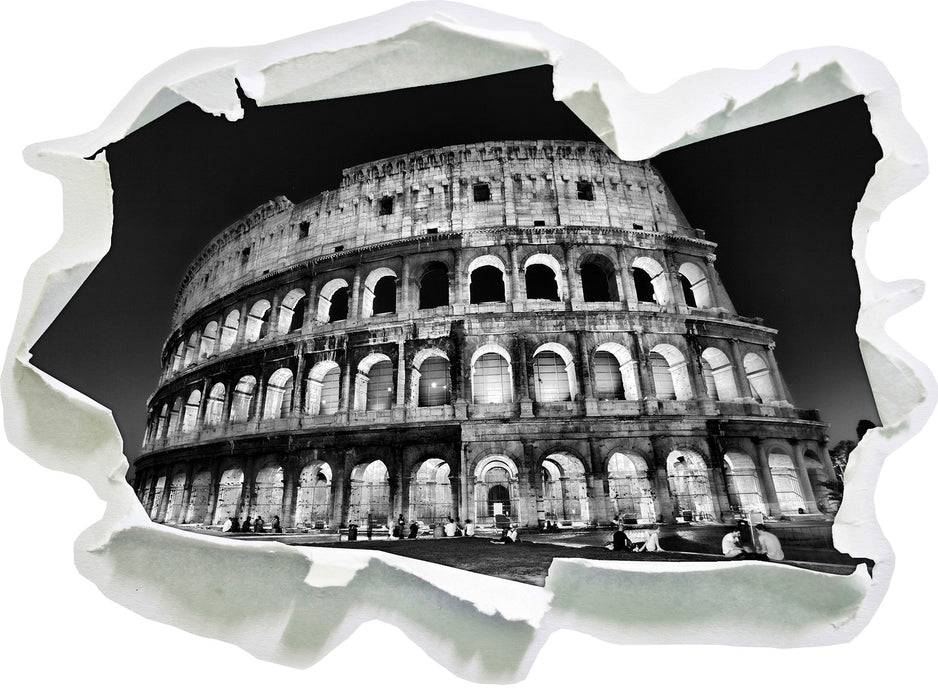 Pixxprint Colosseum in Rom Italien Italy, 3D Wandtattoo zollfrei