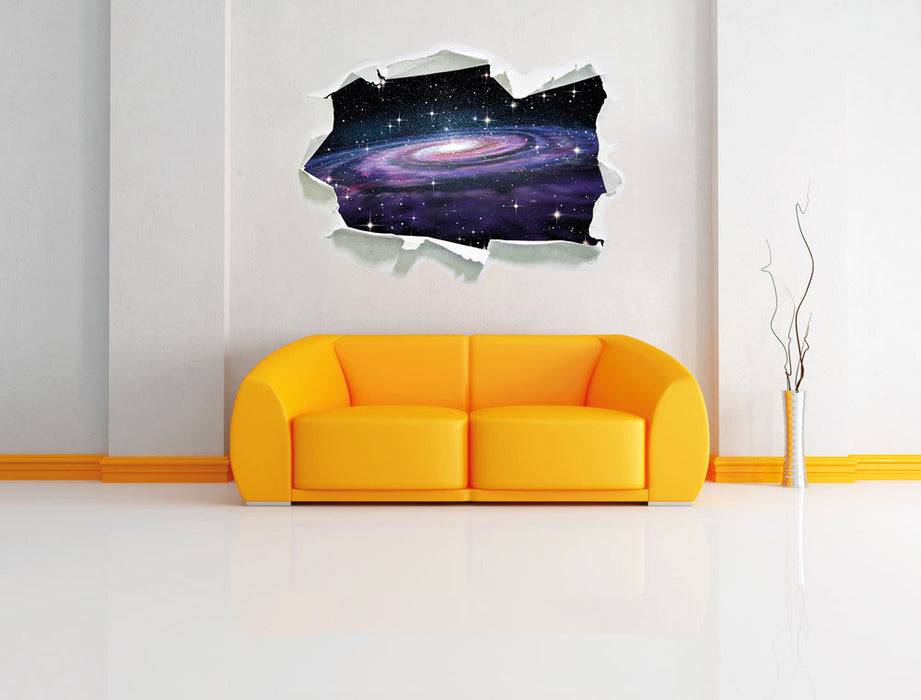 Pixxprint Spiralgalaxie im Weltall, 3D Wandtattoo Auslauf