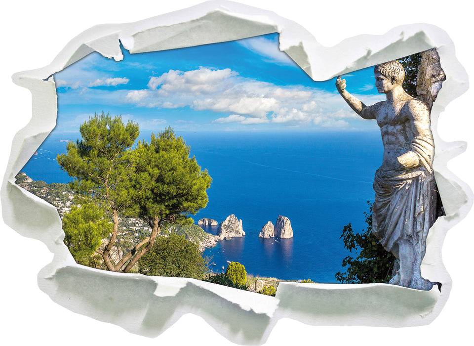 Pixxprint Insel Capri in Italien, 3D Wandtattoo Verkauf