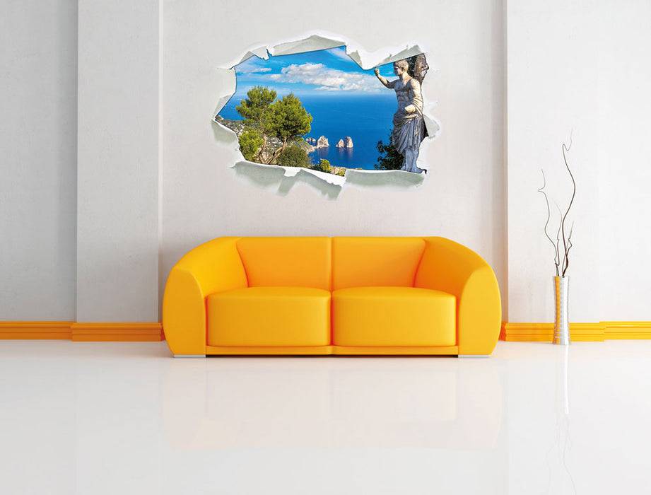 Pixxprint Insel Capri in Italien, 3D Wandtattoo Verkauf