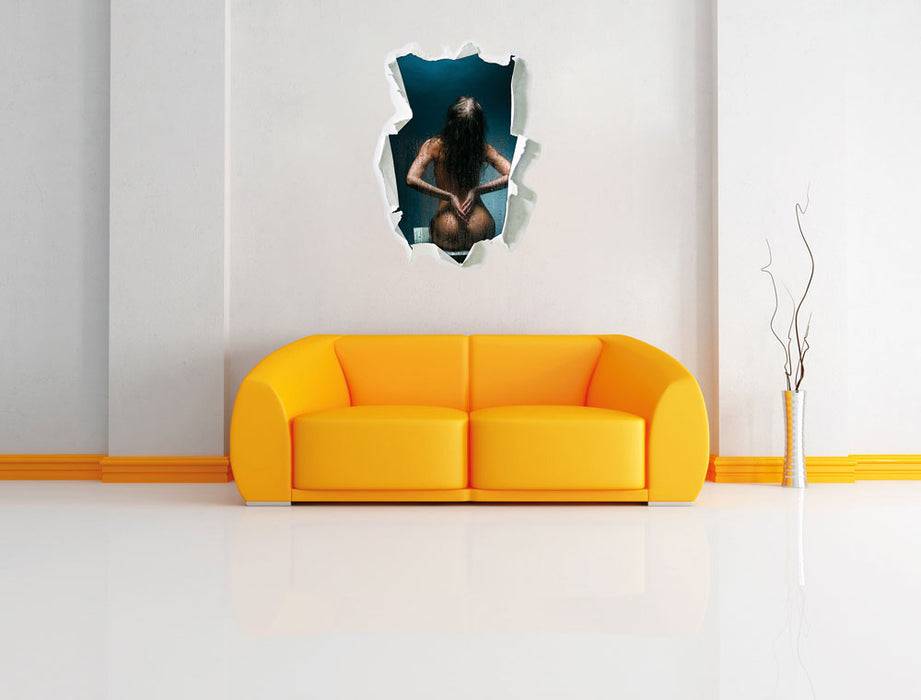 Pixxprint Nackte Frau, 3D Wandtattoo Fabrikverkauf