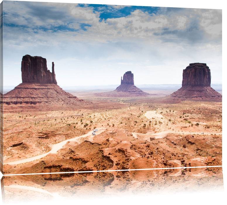 Pixxprint Monument Valley, Leinwandbild