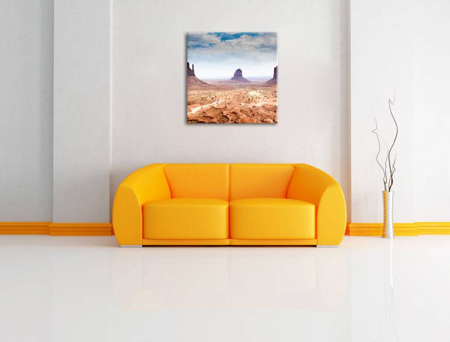Pixxprint Monument Valley, Leinwandbild Sonderangebot