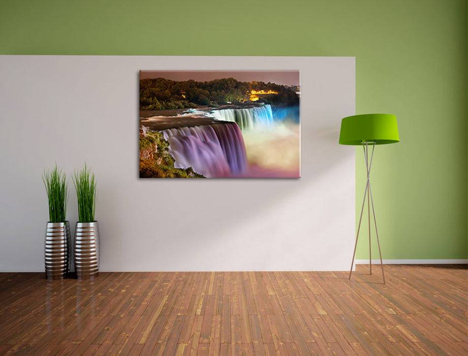 Pixxprint Majestäische Niagara Fälle, Leinwandbild Cyber Monday