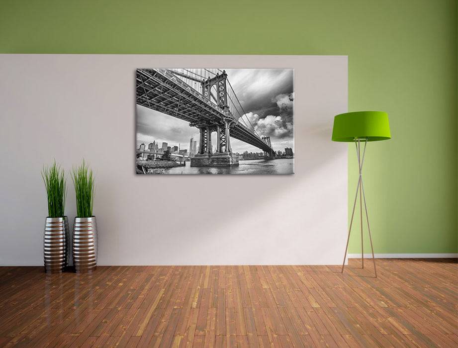 Pixxprint Manhattan Bridge New York, Leinwandbild Muttertagsangebot