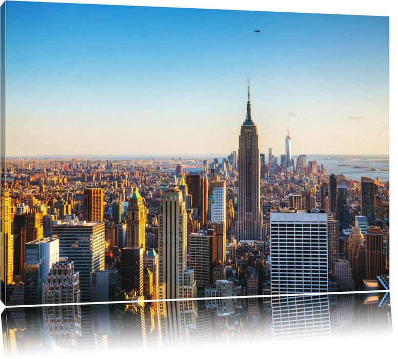 Pixxprint Empire State Building in New York, Leinwandbild Heißer Verkauf