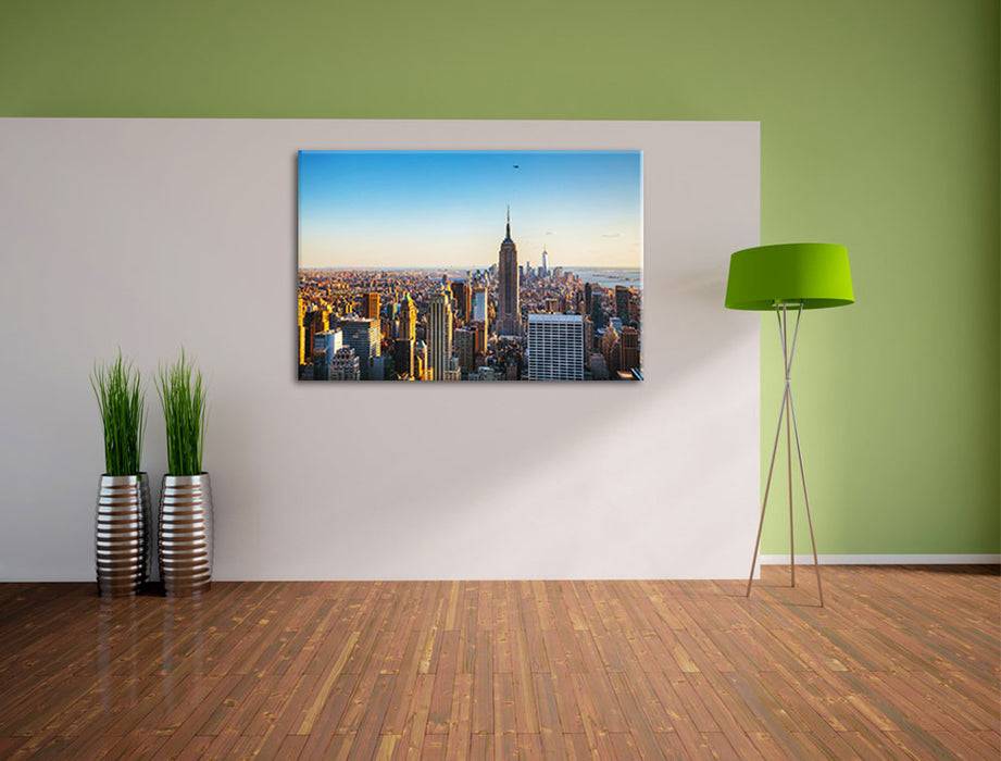 Pixxprint Empire State Building in New York, Leinwandbild Heißer Verkauf