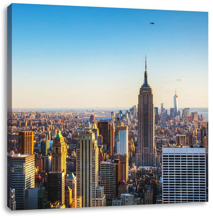 Pixxprint Empire State Building in New York, Leinwandbild Heißer Verkauf