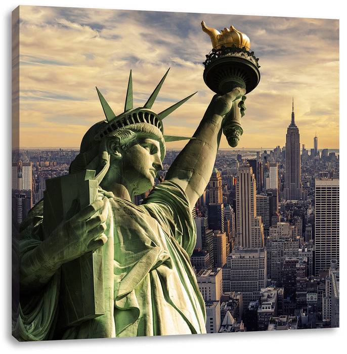 Pixxprint Freiheitsstatue in New York, Leinwandbild Exklusive Angebote