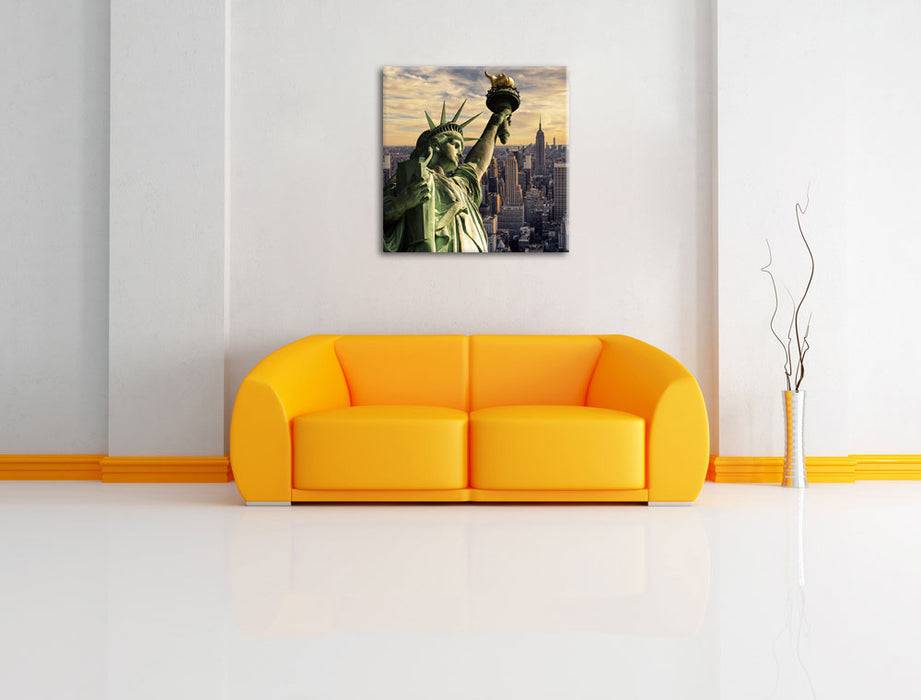 Pixxprint Freiheitsstatue in New York, Leinwandbild Exklusive Angebote