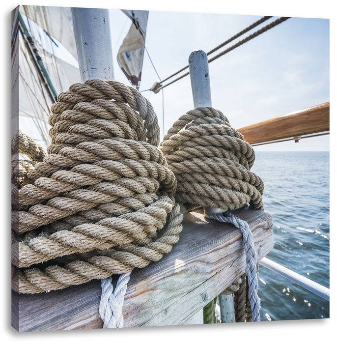 Pixxprint Tau auf einem Schiff, Leinwandbild Super Sparpreis