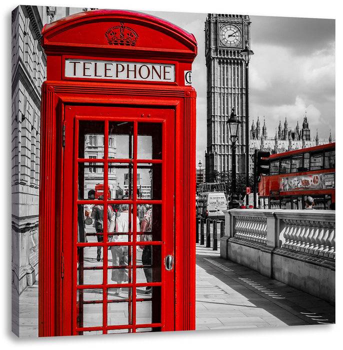 Pixxprint Telefonzelle London, Leinwandbild Wochenangebot