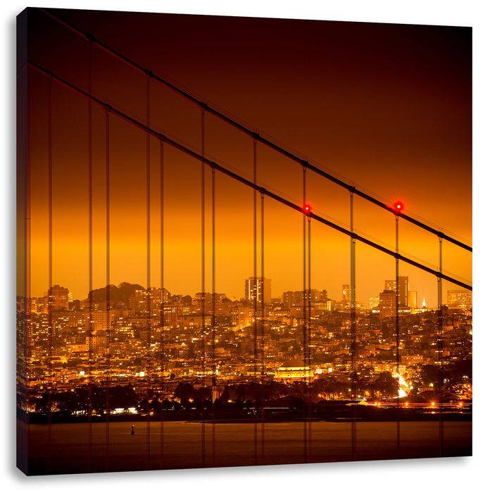 Pixxprint San Francisco Skyline, Leinwandbild Schlussverkauf