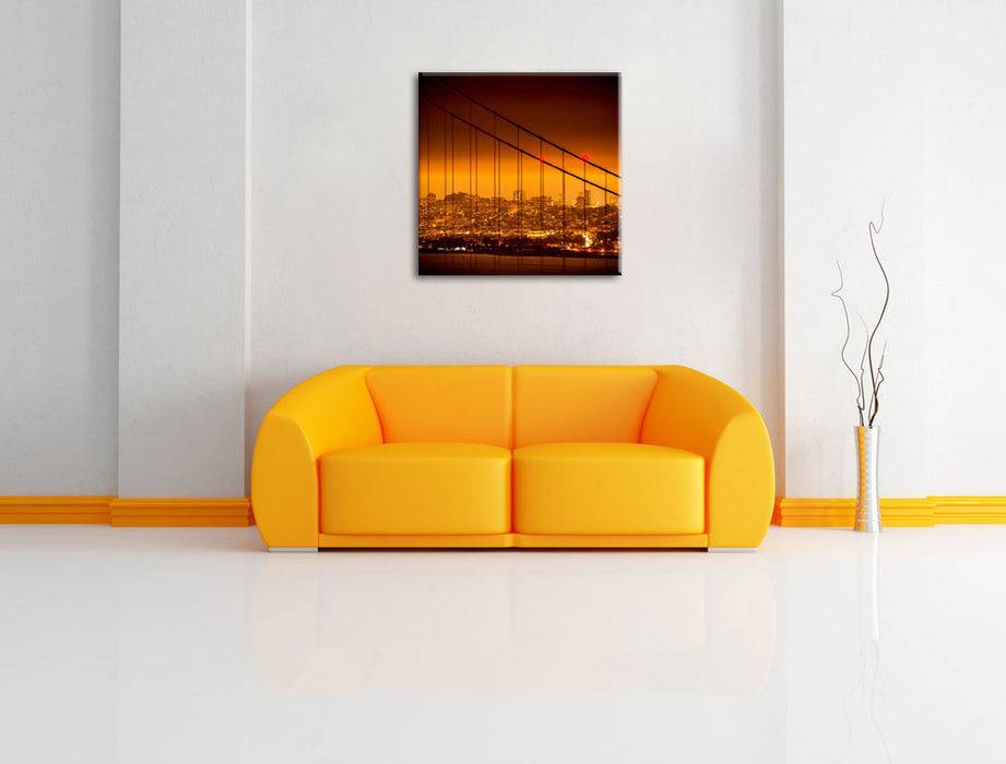 Pixxprint San Francisco Skyline, Leinwandbild Schlussverkauf