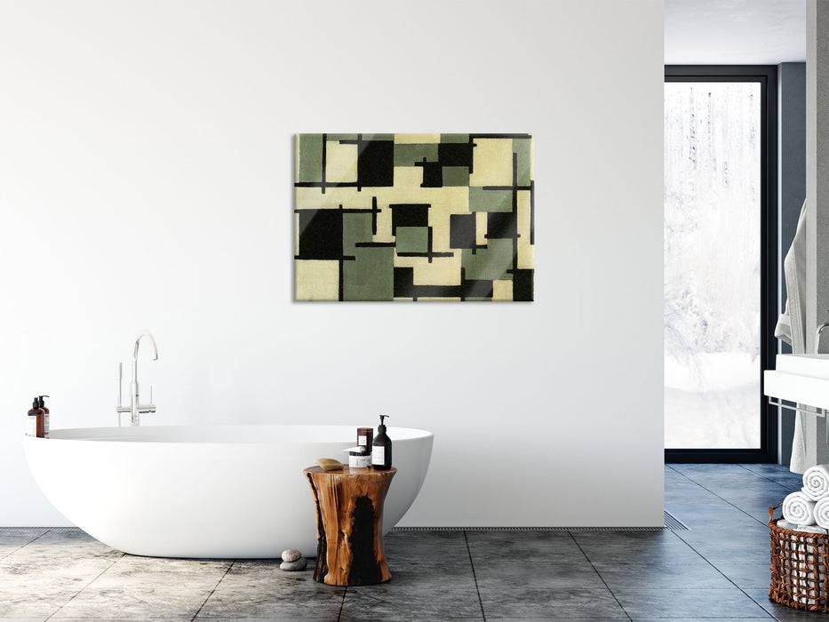 Pixxprint Theo van Doesburg - Komposition XIII , Glasbild Tiefpreis