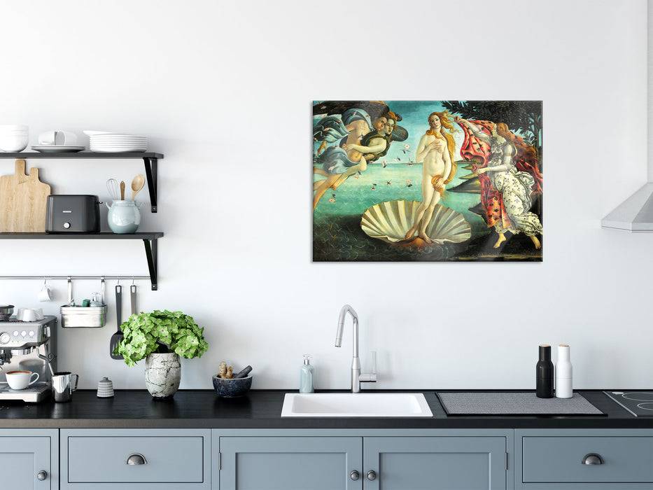 Pixxprint Sandro Botticelli - Die Geburt der Venus , Glasbild JETZT KAUFEN