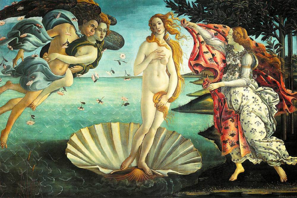 Pixxprint Sandro Botticelli - Die Geburt der Venus , Glasbild JETZT KAUFEN