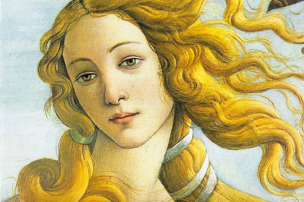 Pixxprint Sandro Botticelli - Die Geburt der Venus Ausschnitt, Glasbild Letzte 2 Tage