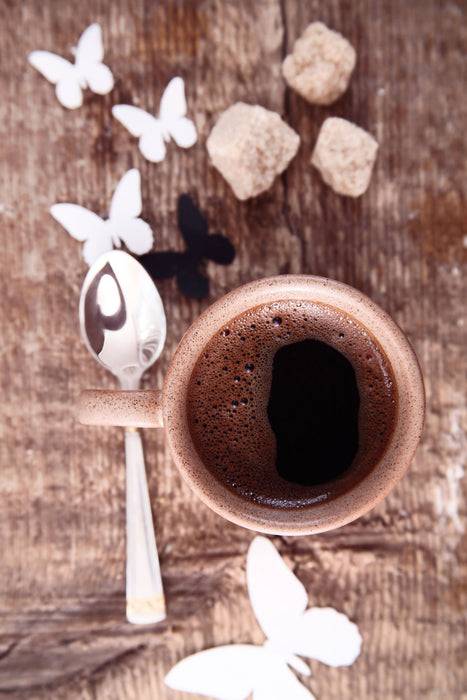 Pixxprint Tasse Kaffee, Glasbild 2025
