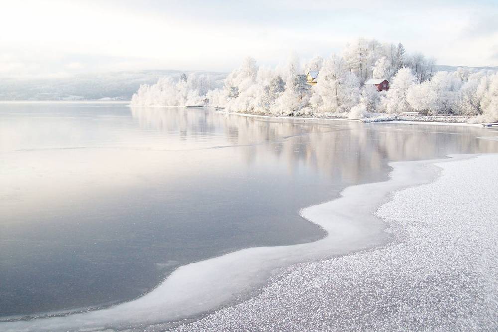 Pixxprint Atemberaubende Winterlandschaft, Glasbild Angebote
